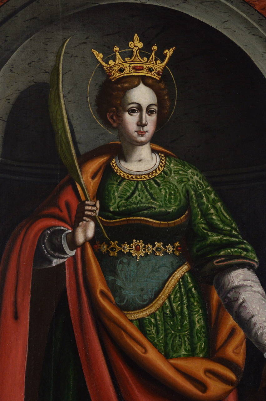 Ultimato il restauro del dipinto di Santa Caterina Fondazione De Mari